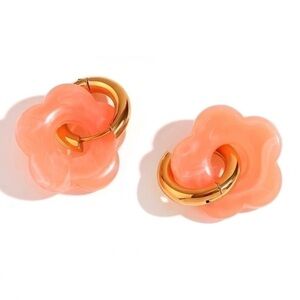 1 Pair Basic Sweet Classic Style Flower